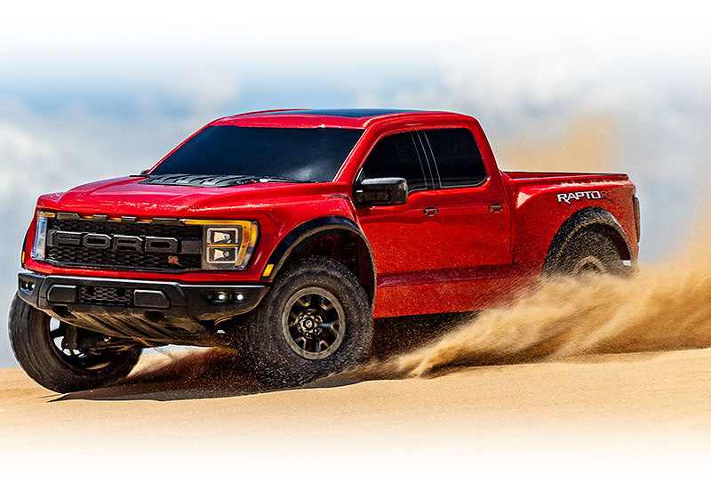 TRAXXAS RAPTOR R 4X4 VXL RED - 101076-4 – Sheldon's Hobbies