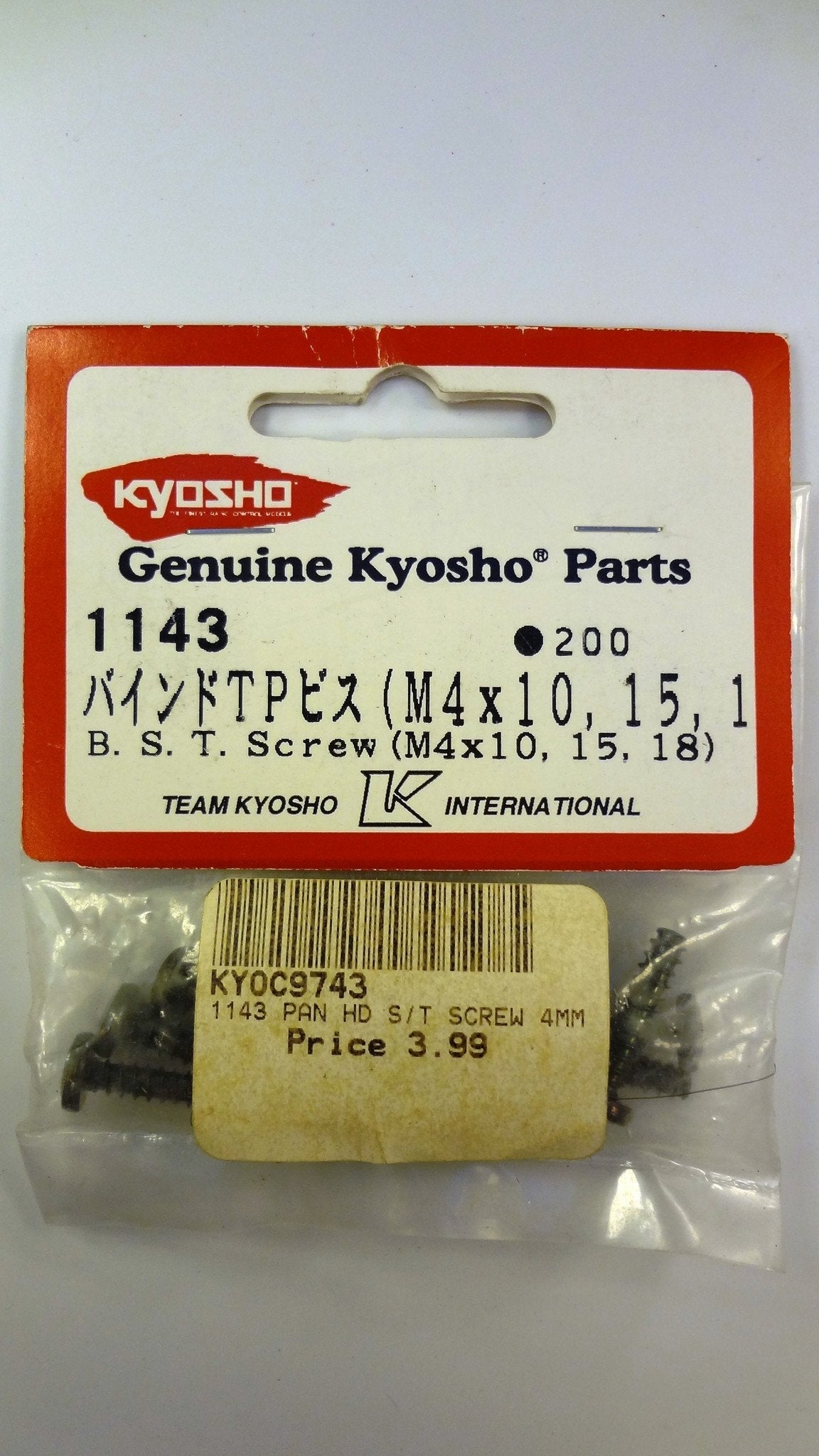 B.S.T. SCREW (M4x10, 15, 18)