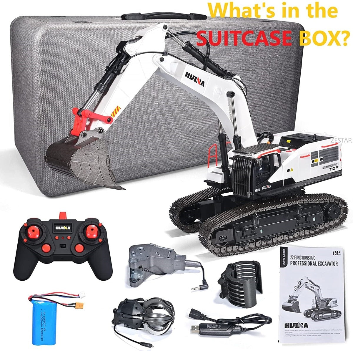 1/14 22CH RC Pro Excavator with metal tracks 1594 - 1594