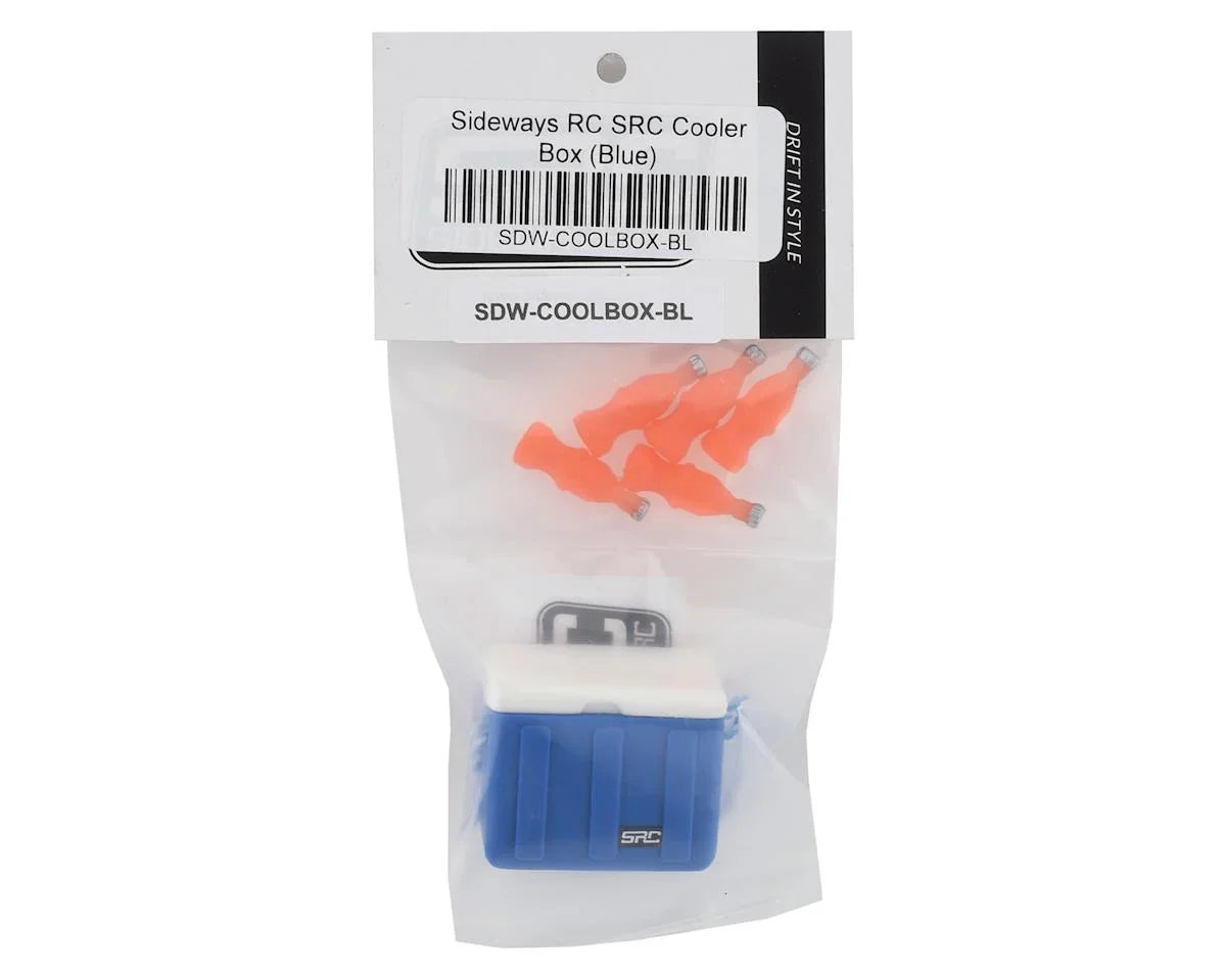 SDW-COOLBOX-BL Sideways RC Scale Drift Cooler w/Bottles (Blue)