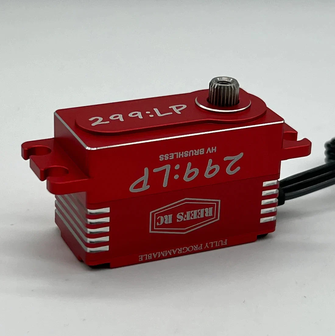 Reef's RC - 299LP Special Edition Red High Speed High Torque Low Profile Brushless Servo .0.57/313 @8.4V - SEHREEFS130