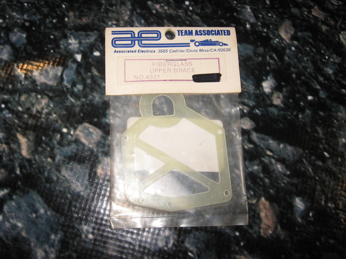 Vintage RC Team Associated RC12L Upper Pod Chassis Brace Fiberglass (1) No. 4321