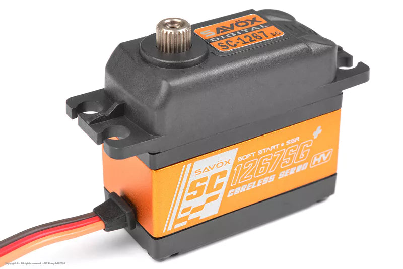 Savox SC-1267SG+ Digital HV Coreless Servo – Steel Gears