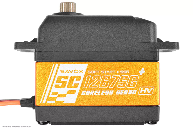Savox SC-1267SG+ Digital HV Coreless Servo – Steel Gears