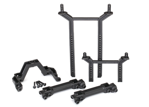 Body mounts & posts, front & rear (complete set) - 8215