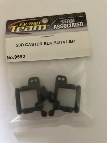 Team Associated 9592 20D Caster Blk B4/t4 L&R