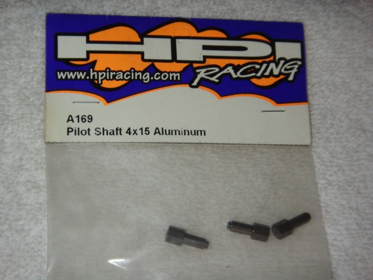 HPI RACING A169 PILOT SHAFT 4X15 ALUMINUM RS4 / SUPER NITRO RS4