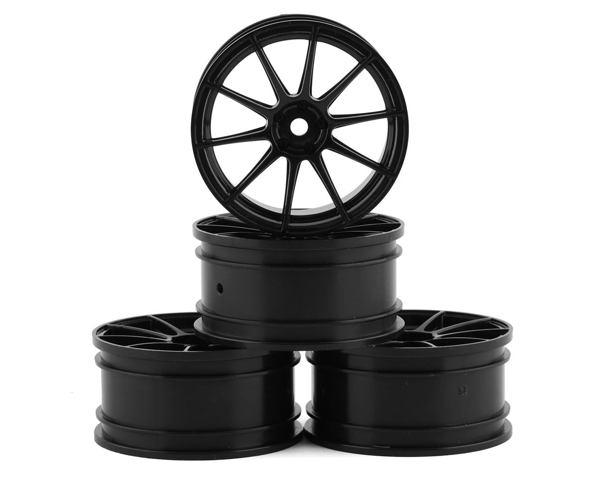 MST 5H Wheel Set Black 4 +1 Offset w/12mm Hex - MXS-832058BK