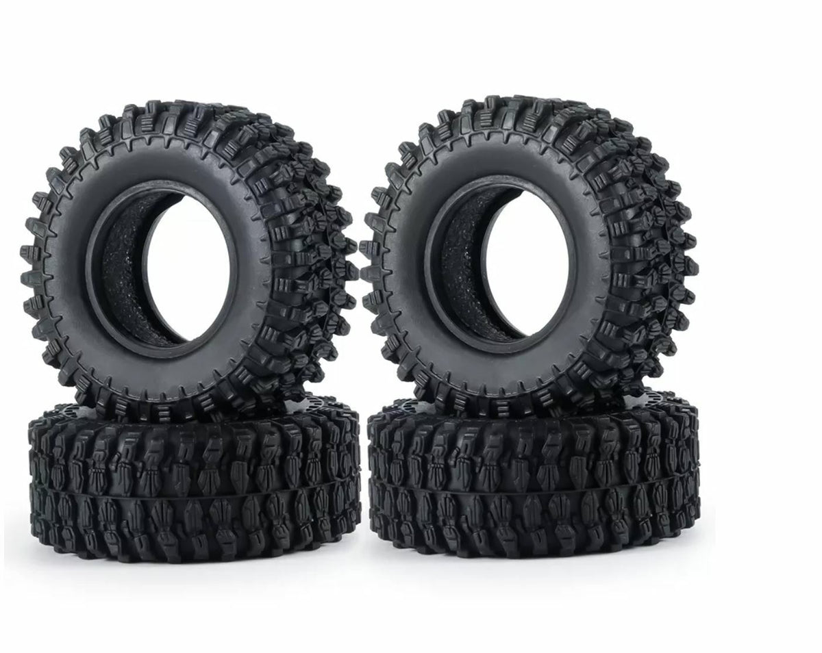 Axial SCX24 Rubber Crawler Tires 54mm x 23mm - TRC-118