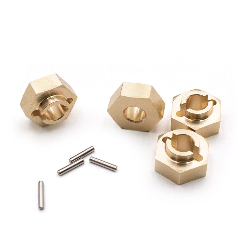 SCX10 III Capra 1.9 UTB Brass 12mm Hex Screw Shaft 4.4g/pcs 4PCS - TRC-077