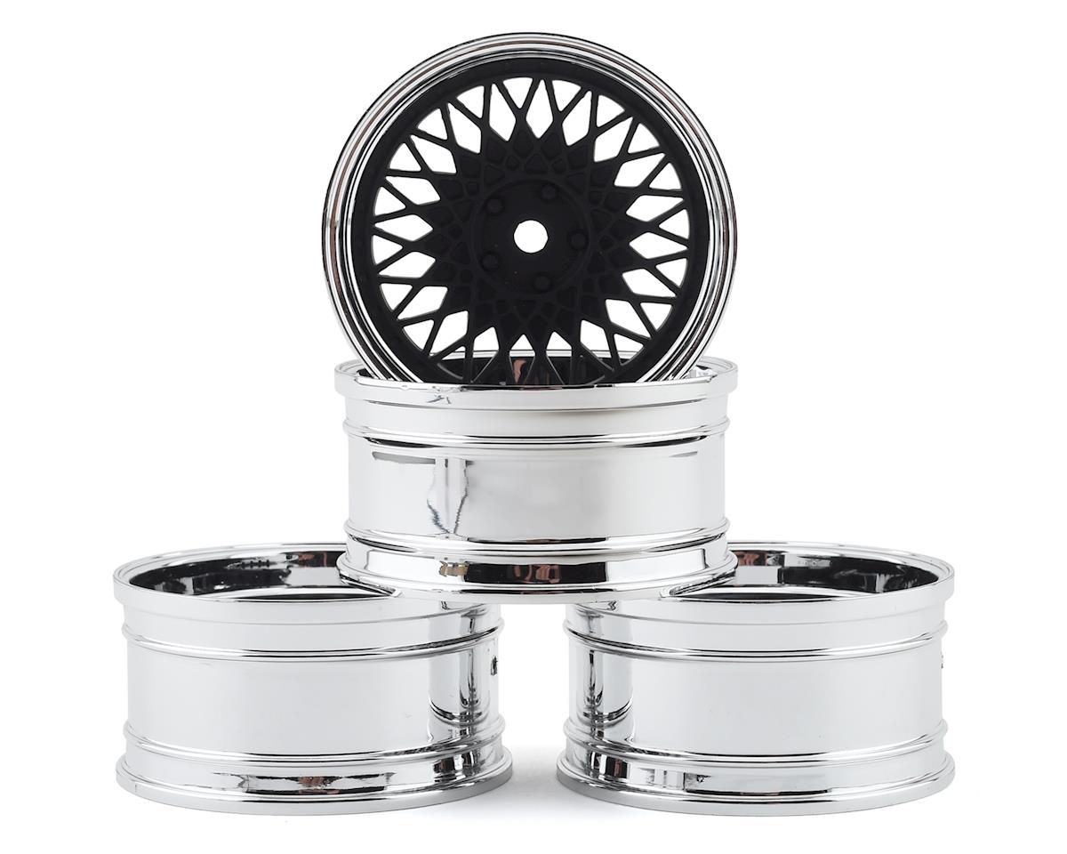 MST 501 Wheel Set (Flat Black) (4) (Offset Changeable) w/12mm Hex - MXS-832103FBK