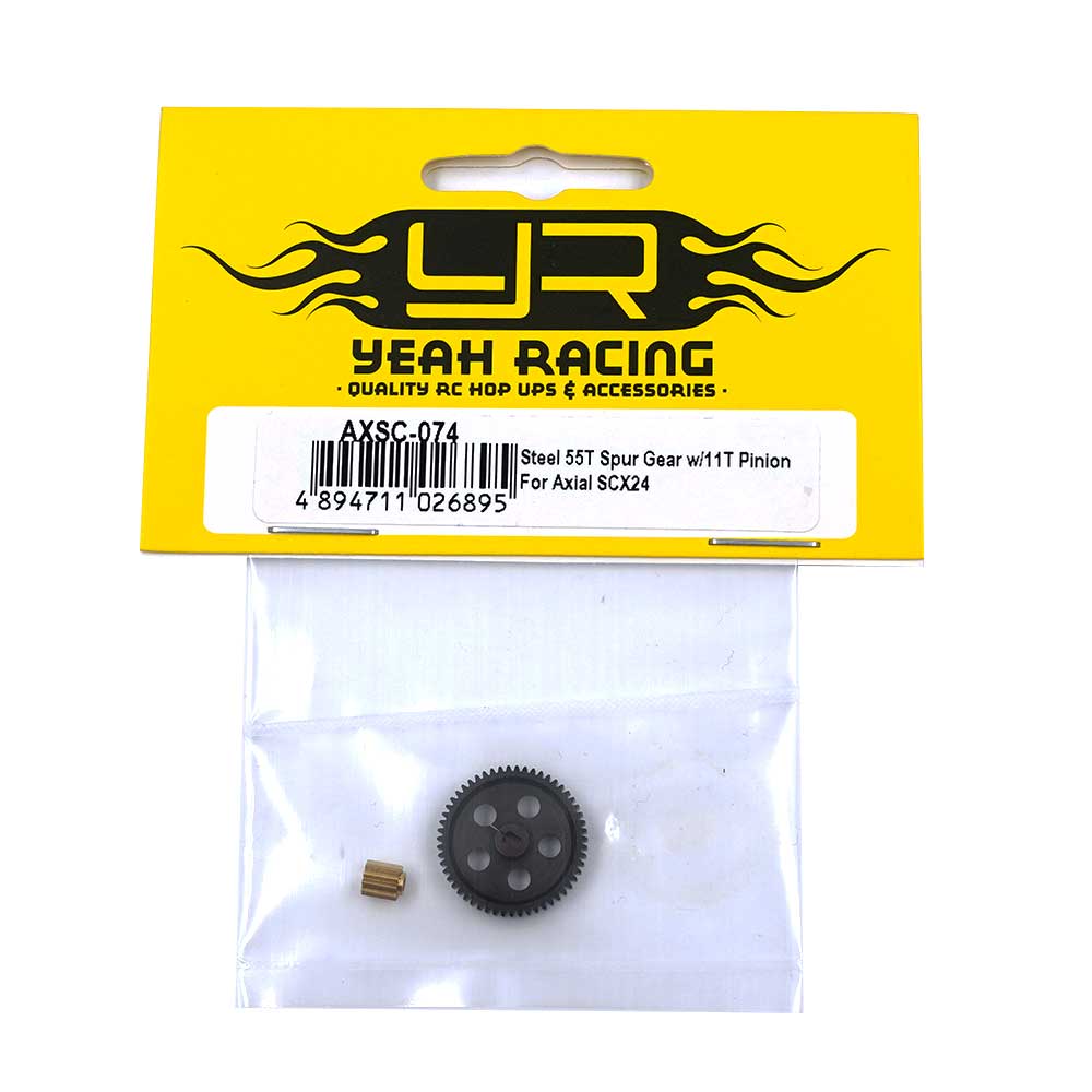 TrueRC Metal Spur Gear 55T SCX24 - TRC-026