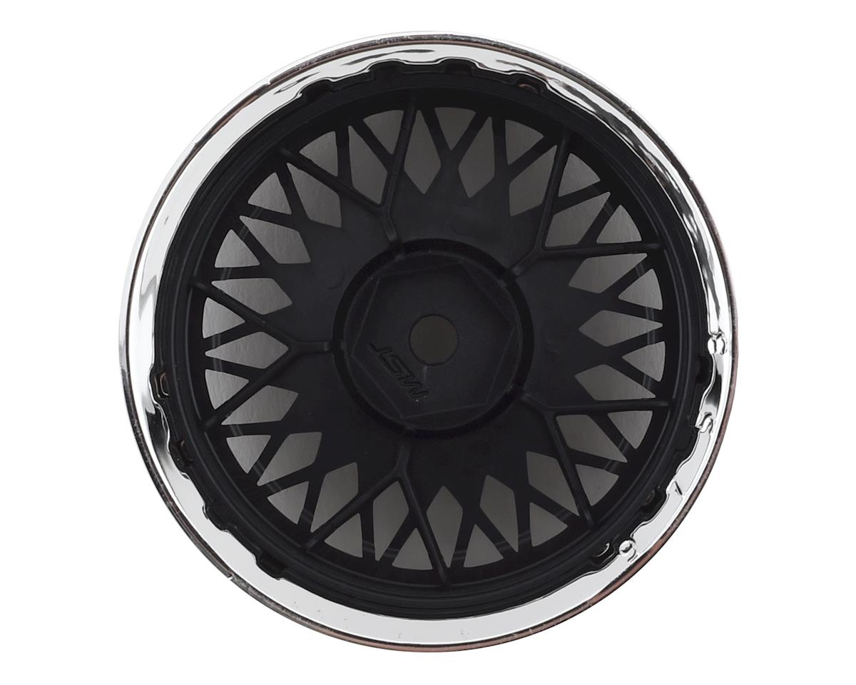 MST 501 Wheel Set (Flat Black) (4) (Offset Changeable) w/12mm Hex - MXS-832103FBK