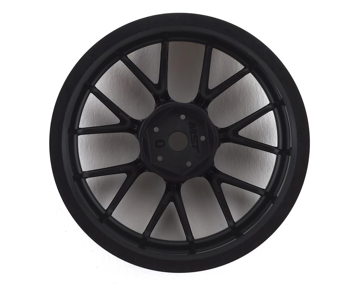 MST 24mm RE Wheel Black 4 0mm Offset w/12mm Hex - MXS-832501BK