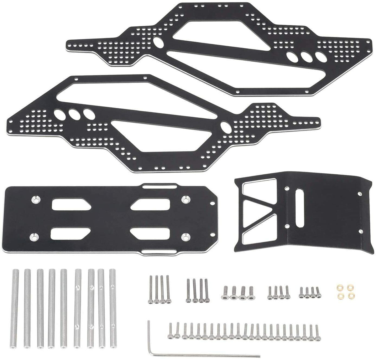 Aluminum Rock Racer Chassis Conversion Kit for Axial SCX24 - TRC-049