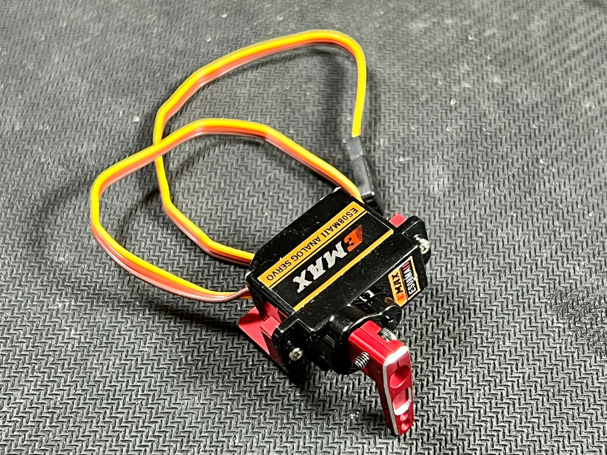 SCX24 EMAX ES08MAII Servo Upgrade Package Red - TRC-130