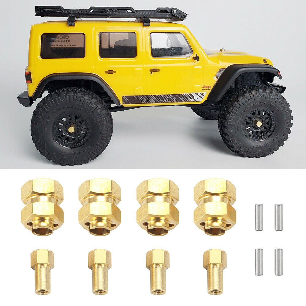 SCX24 Brass Hex Wheels Extender - TRC-092