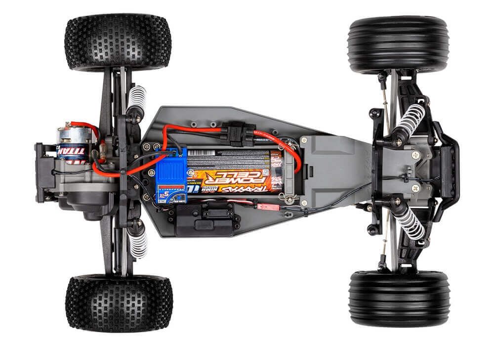 Traxxas Rustler with LED Lights -TRA37054-61-RED