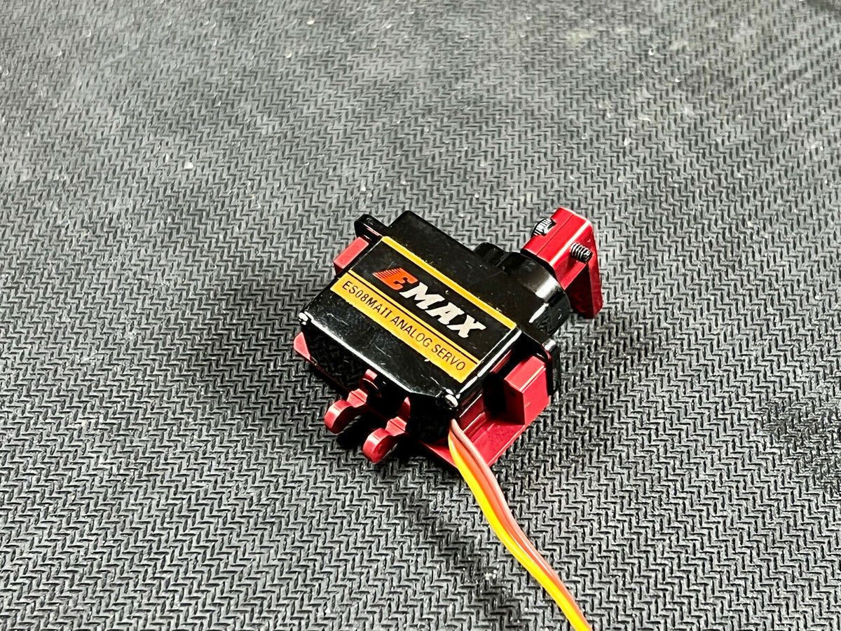 SCX24 EMAX ES08MAII Servo Upgrade Package Red - TRC-130