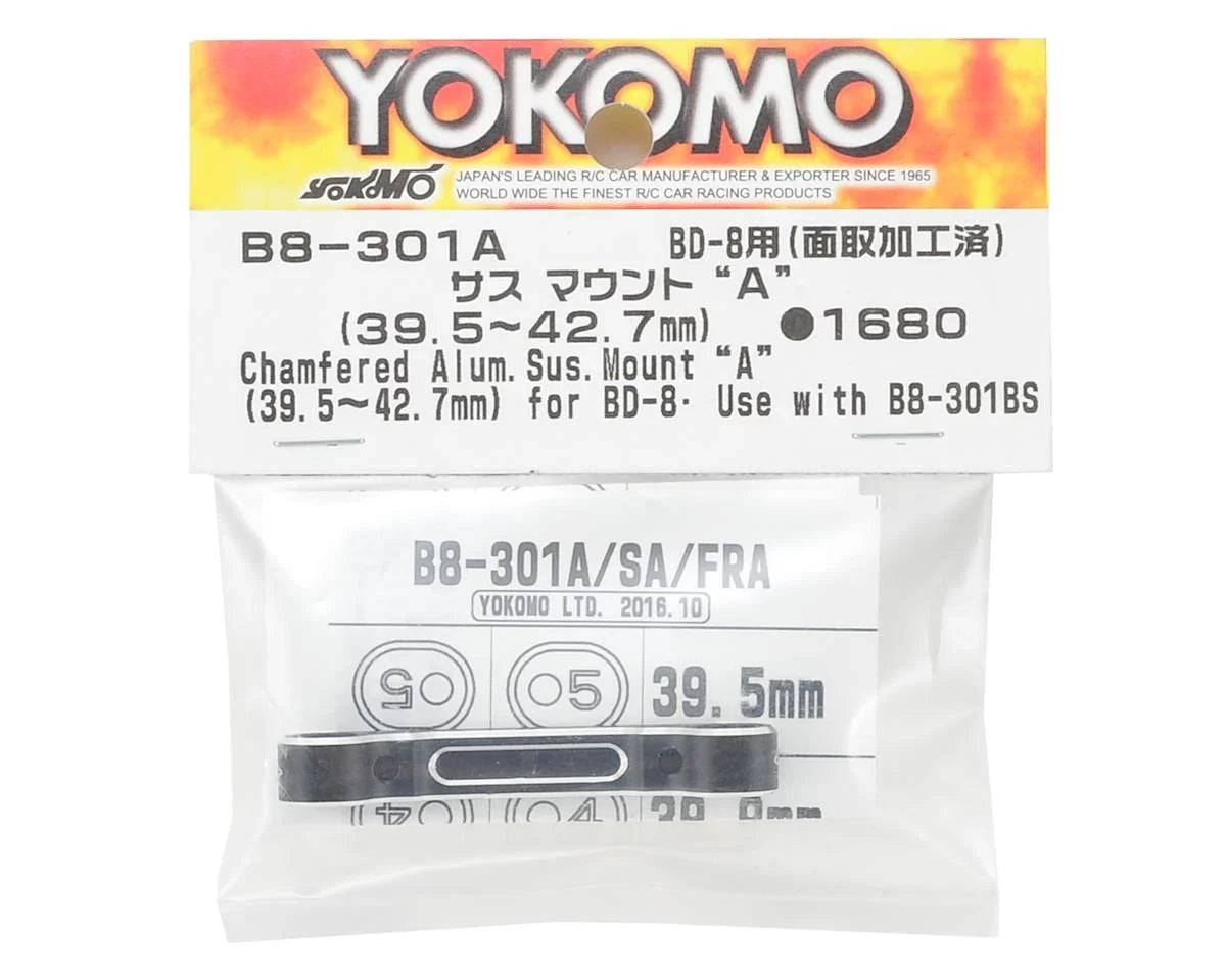 Yokomo Aluminum Suspension Mount "A" 39.5-42.7mm - YOKB8-301AA