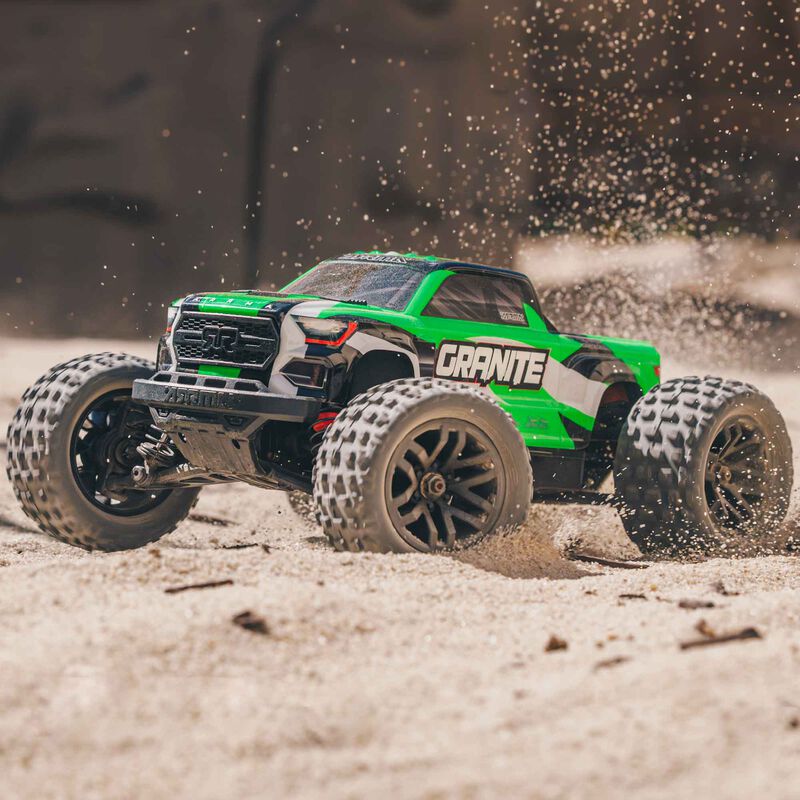 1/18 GRANITE GROM 4X4 RTR Brushed Monster Truck (Battery & Charger Included), Green