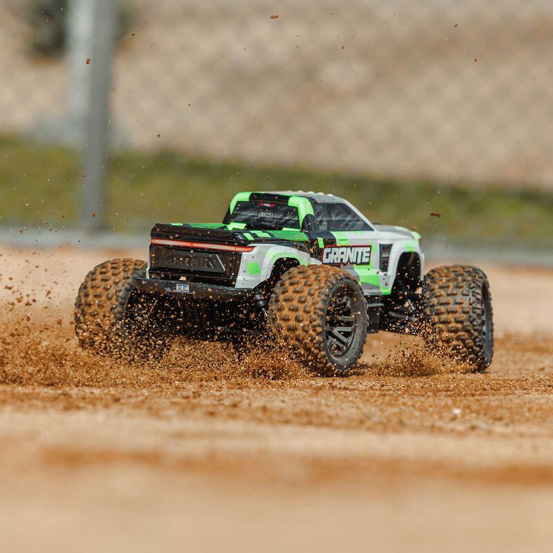1/10 GRANITE MEGA 665 4X4 RTR Brushed Monster Truck, Green