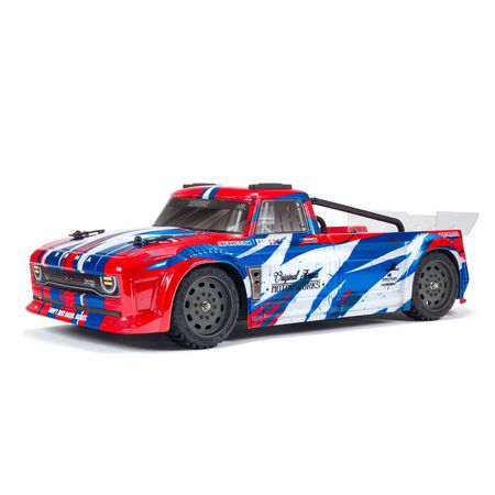 1/8 Infraction 4WD MEGA Resto-Mod Truck RTR, Red/Blue - ARA4215V3T1