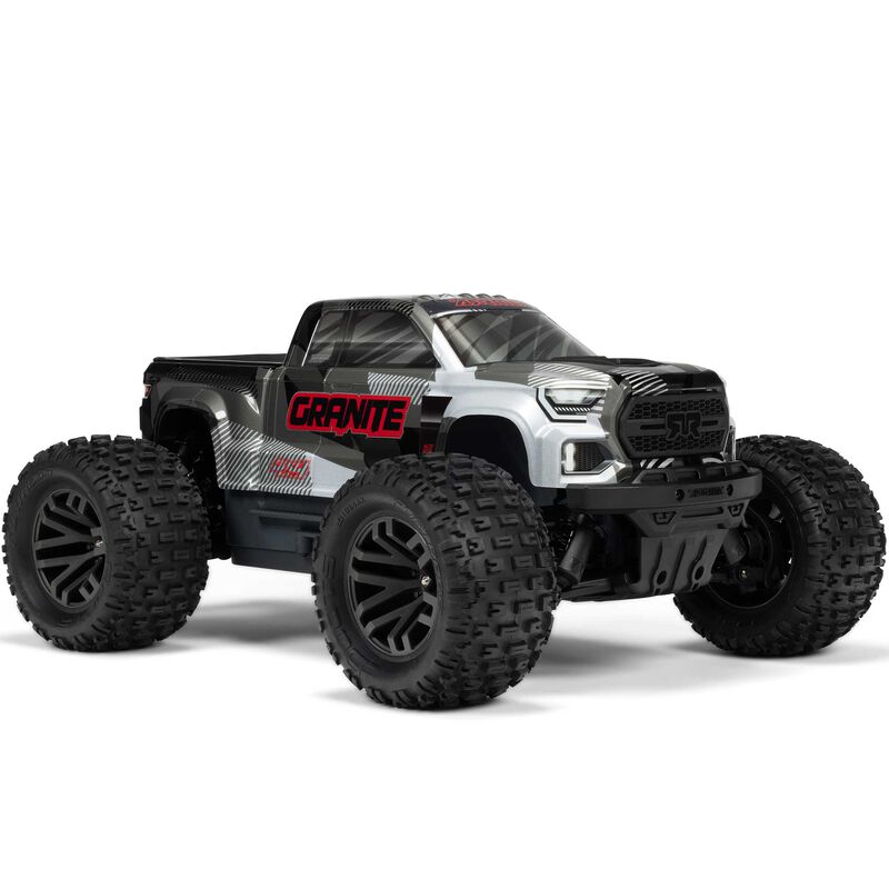 1/10 GRANITE 223S DSC 4X4 RTR Brushless Monster Truck, Gun Metal