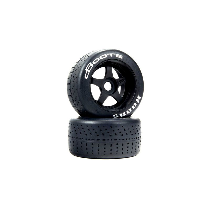 dBoots Hoons 53/107 2.9 Pre-Mounted Belted Tires White 17mm Hex 5-Spoke (2) - ARA550073