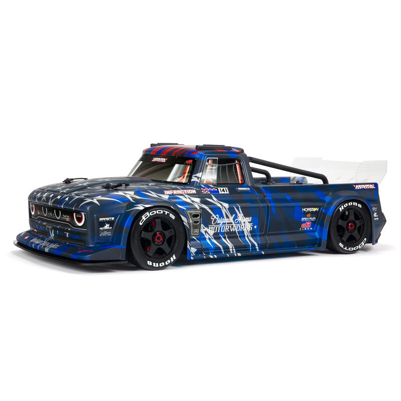1/7 Infraction 6S BLX V2 All Road Truck RTR, Blue - ARA7615V2T1