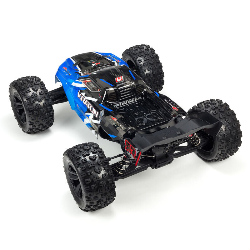 1/8 KRATON 6S V5 4WD BLX Speed Monster Truck with Spektrum Firma RTR, Blue - ARA8608V5T2