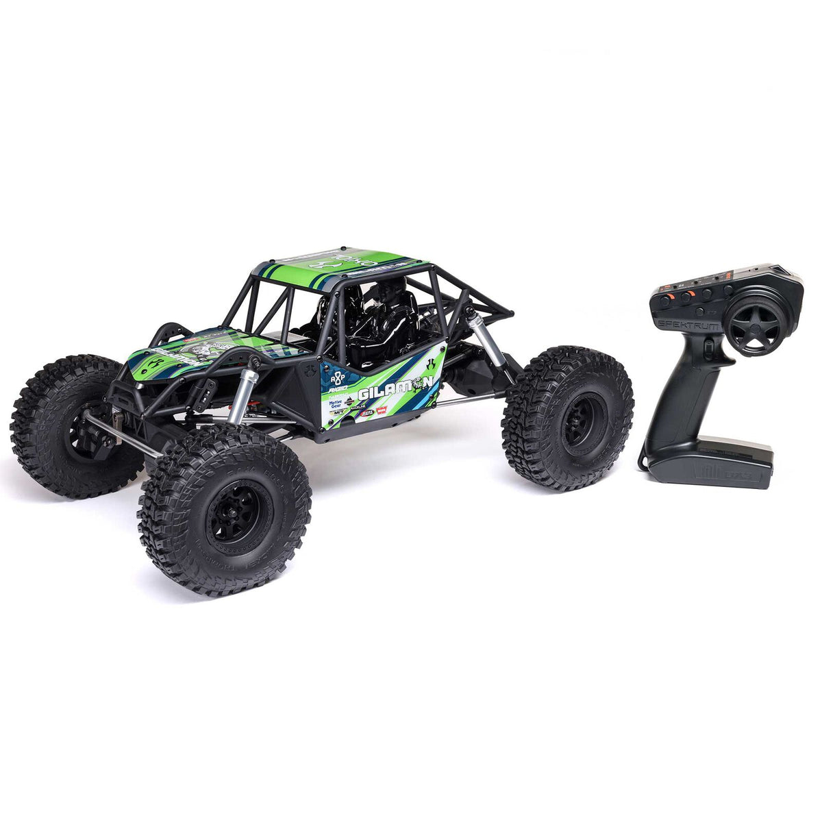 AXI-1207T1 1/8 AXP8 Gilamon 2.2 4X4 RTR Brushed Trail Buggy, Green