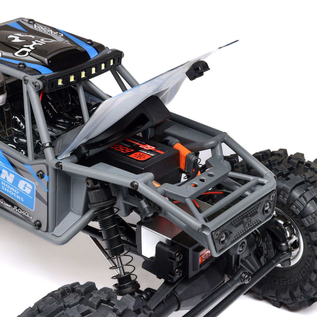 AXI-1750T1 1/18 UTB18 Capra 4WS 4X4 RTR Brushed Rock Crawler (Battery & Charger Included), Blue