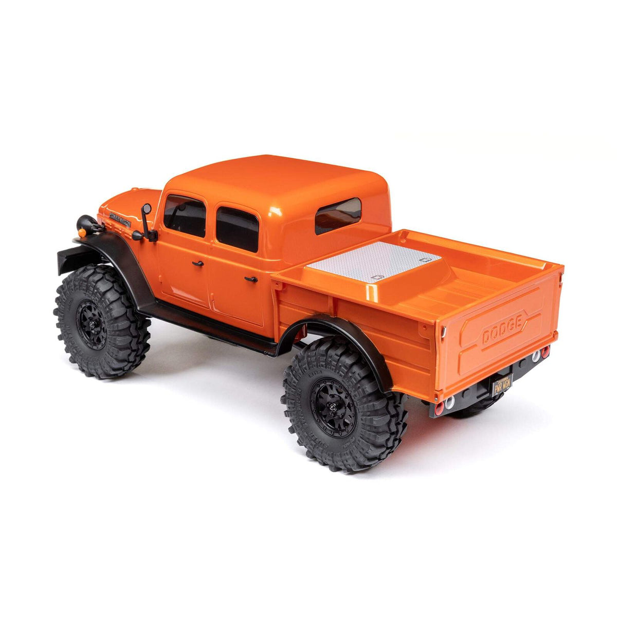 AXI00007T1 1/24 SCX24 Dodge Power Wagon 4X4 RTR Brushed Rock Crawler (Battery & Charger Included), Orange