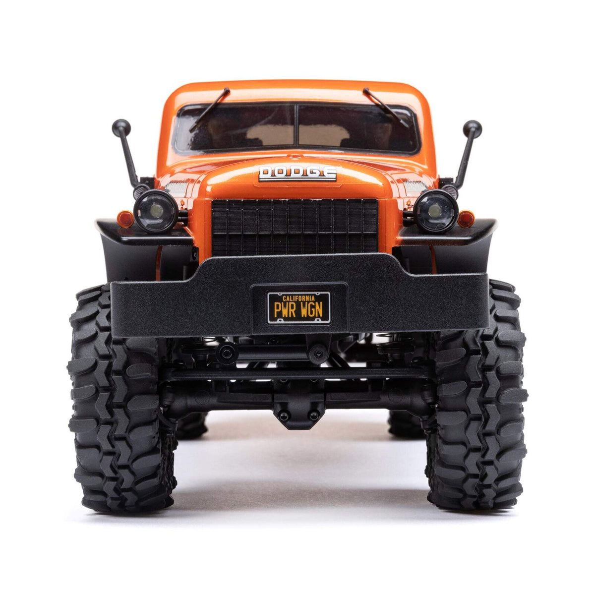AXI00007T1 1/24 SCX24 Dodge Power Wagon 4X4 RTR Brushed Rock Crawler (Battery & Charger Included), Orange