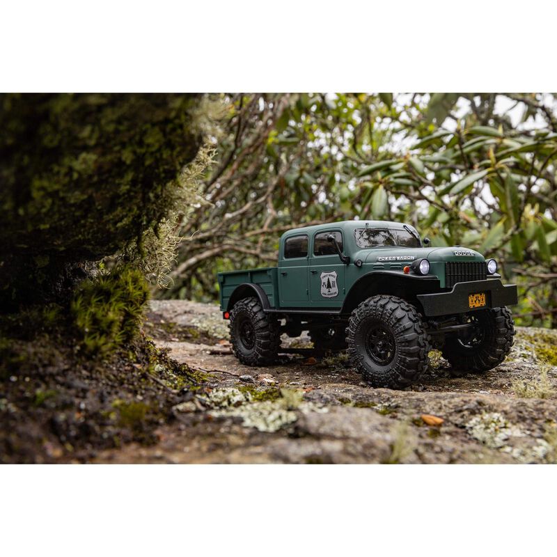 Axial 1/24 SCX24 Dodge Power Wagon 4X4 RTR Brushed Rock Crawler