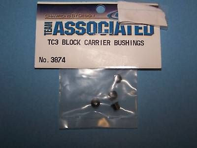 TEAM ASSOCIATED TC3 BLOCK CARRIER BUSHINGS #3874