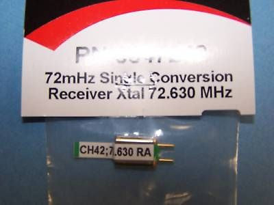HITEC 72mHz SINGLE CONVERSION RECEIVER CRYSTAL CH. 42
