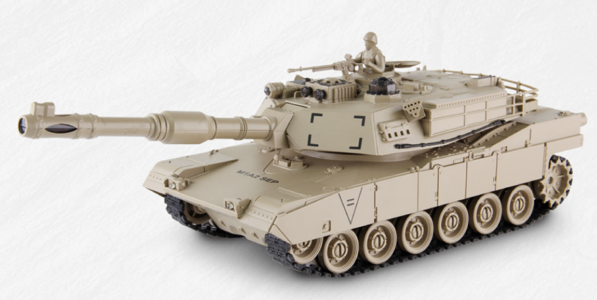 1:28 R/C BATTLE TANK M1A2 VS BUNKER 99863 - 99863