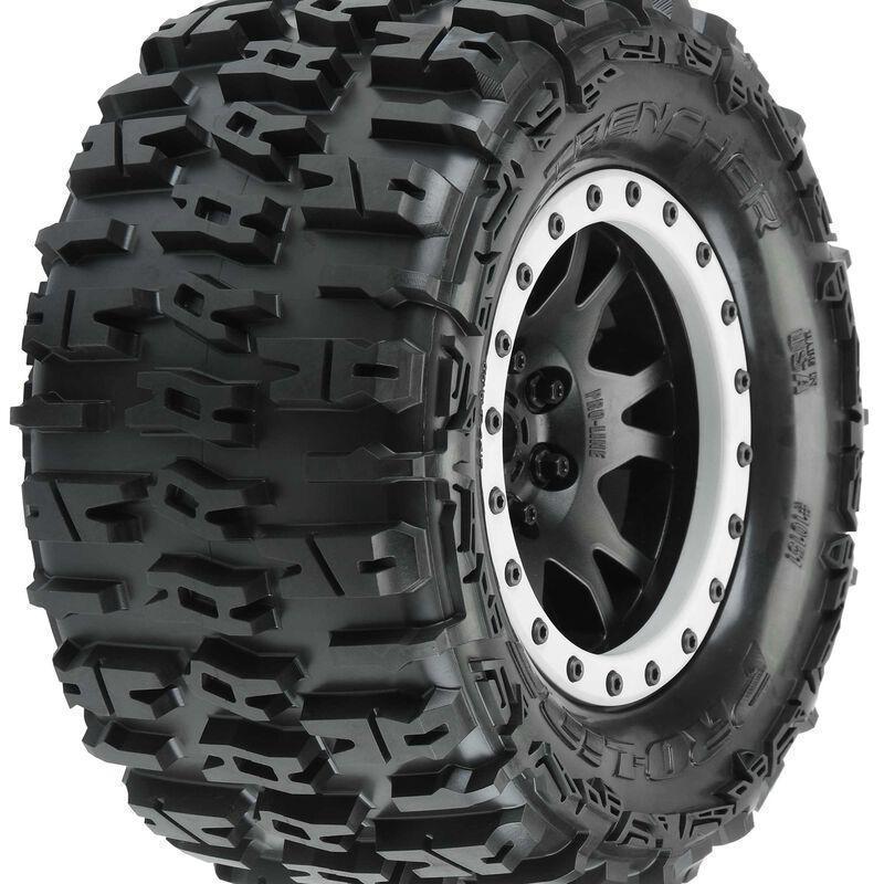 Trencher 4.3" X-MAXX MTD Impulse Front Rear Tire, Black/Gray