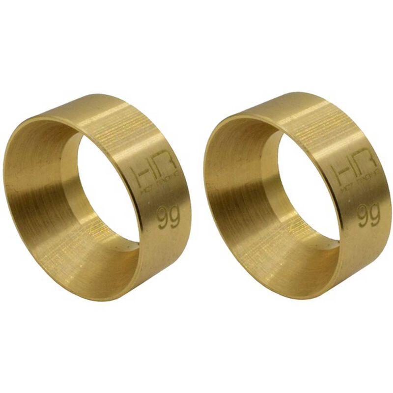 9g Brass KMC Machete Wheel Weights: SCX24