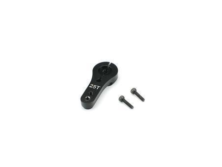 Carisma - Aluminum Clamping Servo Arm, 25 Tooth, Black: SCA-1E Series