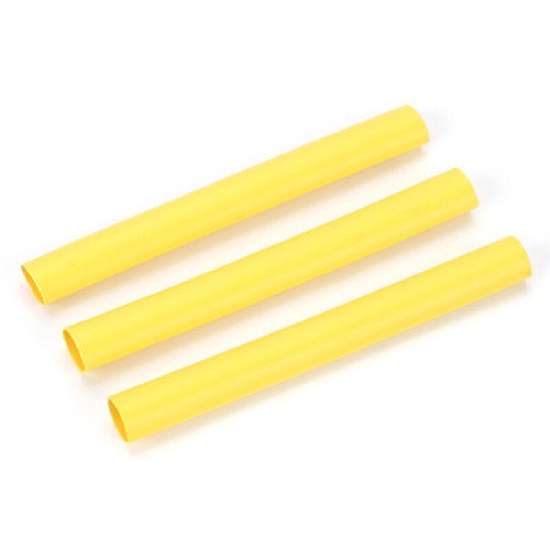 Heat Shrinkwrap, 1/4", Yellow