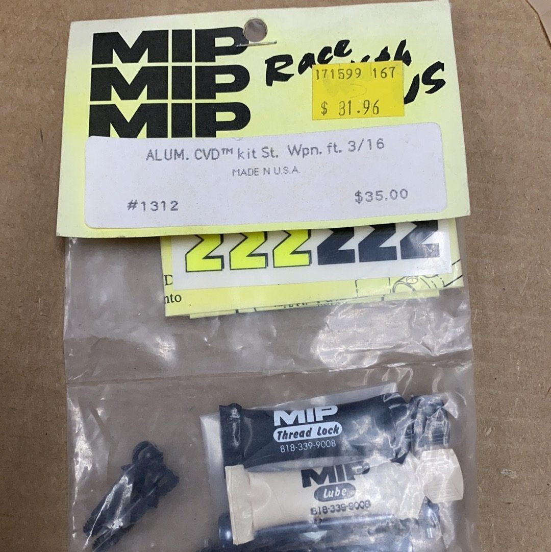 MIP 1312 ALUM CVD KIT Street Weapon front 3/16 axel