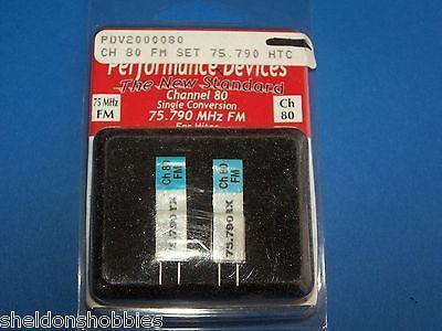 PERFORMANCE (HITEC) 75.790 MHz FM SINGLE CONVERSION CH-80 #PDV2000080