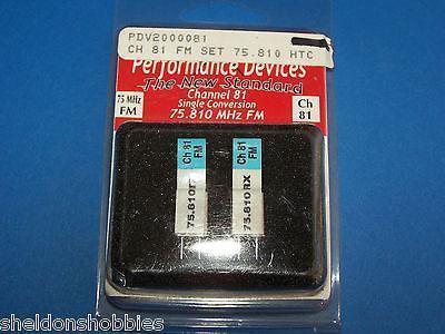 PERFORMANCE (HITEC) 75.810 MHz FM SINGLE CONVERSION CH-81 #PDV2000081