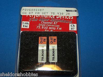 PERFORMANCE (JR) 75.930 MHz FM SINGLE CONVERSION CH-87 #PDV6000087