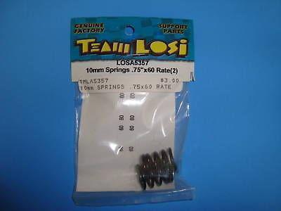 TEAM LOSI 10MM SPRINGS .75X60 RATE (2) #A-5357