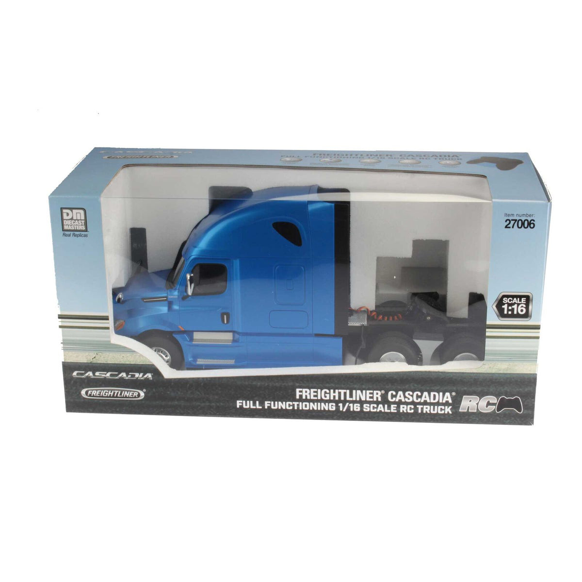 DCM27006 / Racemasters 1/16 Freightliner Cascadia Sleeper Cab Semi