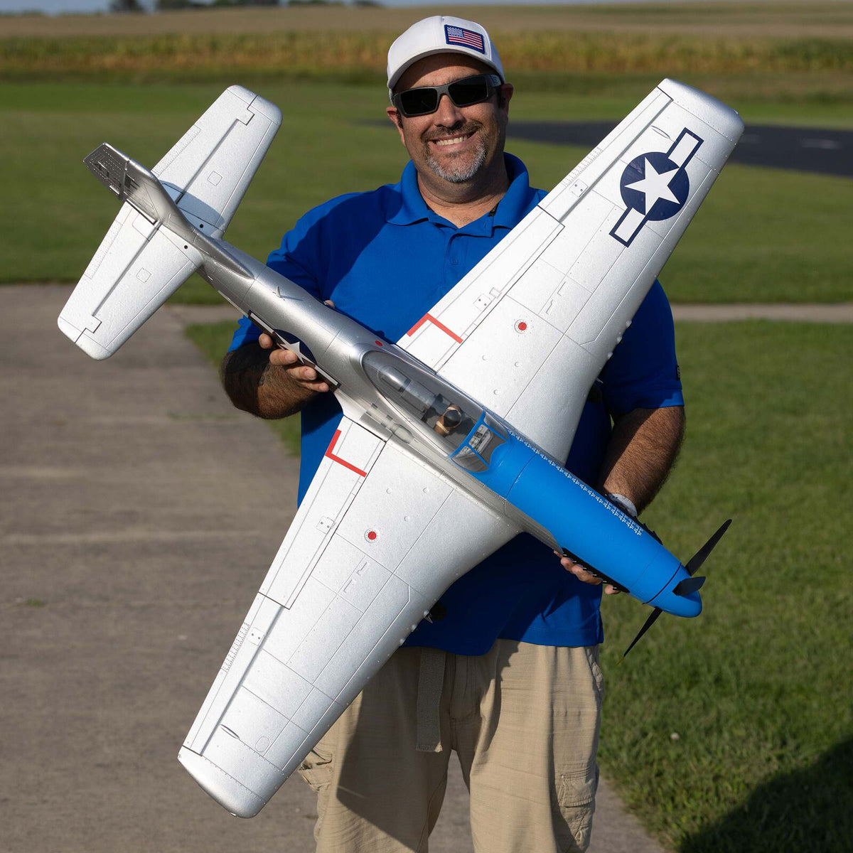 EFL089500 P-51D Mustang 1.2m BNF Basic with AS3X and SAFE Select “Cripes A’Mighty 3rd”